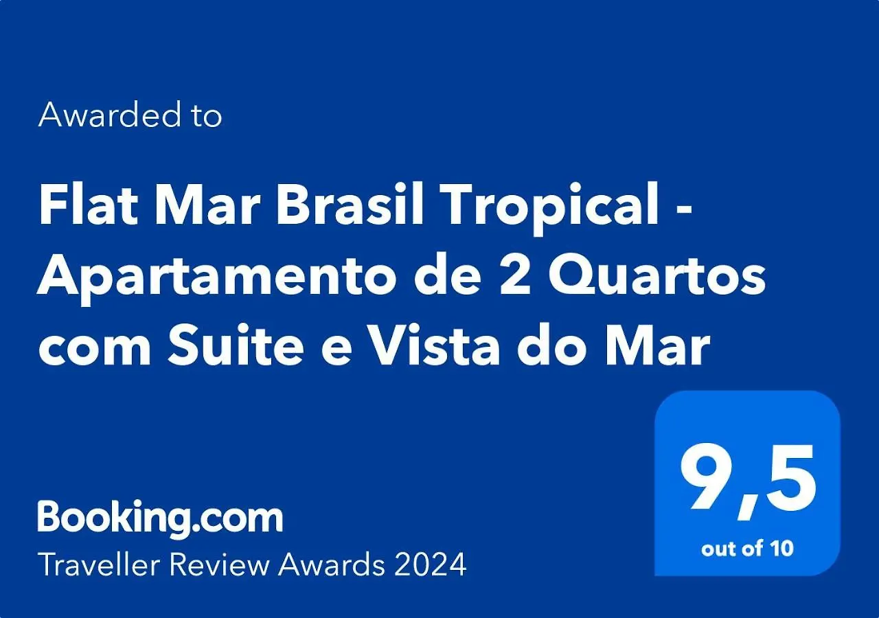 Flat Mar Brasil Tropical - Apartamento De 2 Quartos Com Suite E Vista Do Mar Fortaleza  Apartment Fortaleza (Ceara)