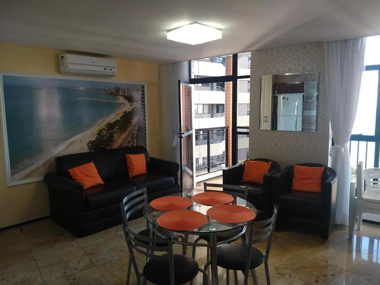 Flat Mar Brasil Tropical - Apartamento De 2 Quartos Com Suite E Vista Do Mar Fortaleza  0*, Fortaleza (Ceara)